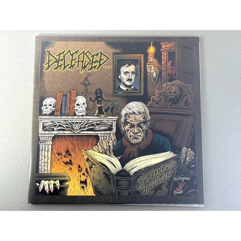 Deceased Supernatural Addiction Picture Disc Vinyl LP Hells Headbangers Record